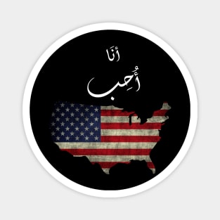 i love usa Magnet